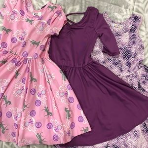 Dot Dot Smile lot of 3 dresses-Size 3/4